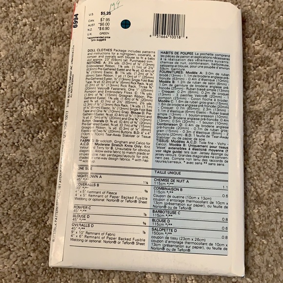 Doll craft pattern - Picture 5 of 5